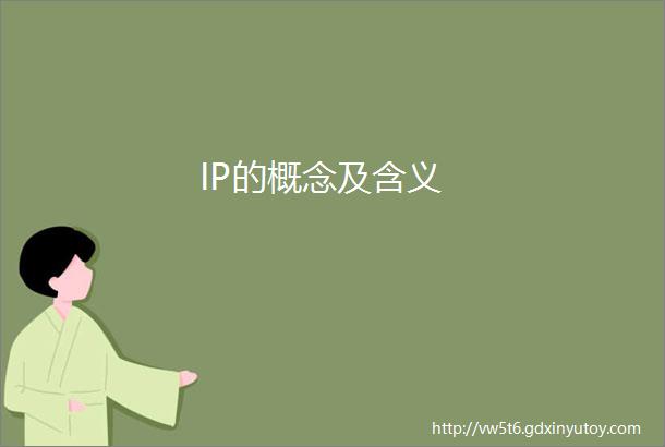 IP的概念及含义